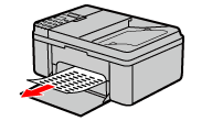 figure: Receiving operation (receiving fax automatically)