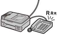rysunek: Sygnał dzwonka przy nadejściu faksu