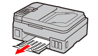 figura: Operação de recepção (recebendo fax automaticamente)