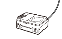 figure: Phone line dedicated to faxing (Fax only mode)