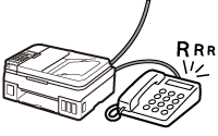 figure: Hear a ring tone when a fax arrives