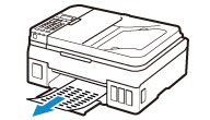 figure: Receiving operation (receiving fax automatically)