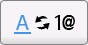 Switch between lower case letters of the alphabet and numbers