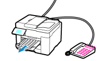 figure: Automatically distinguish voice calls from faxes, and then receive them accordingly