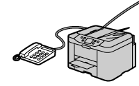 rysunek: Chcę, aby urządzenie faksowe automatycznie odróżniało faksy od połączeń głosowych i odpowiednio je odbierało