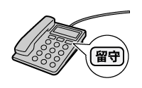 図：電話機（留守番機能あり）