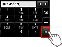 Zaslon za vnos telefonske enote