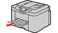 figure: Receiving operation (receiving fax automatically)