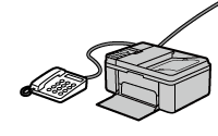 obrázek: Přeji si, aby fax automaticky rozlišoval mezi faxy a hlasovými hovory, a podle toho je přijímal