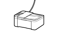 Abbildung: Telefonleitung nur für Faxübertragung (Nur-Fax-Modus)