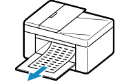 figure: Receiving operation (receiving fax automatically)