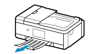 figure: Receiving operation (receiving fax automatically)