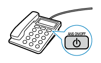 figur: Tilslutning af telefon (med en telefonsvarer)