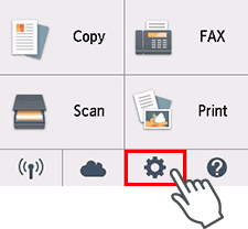 Ecranul ACASĂ: Selectare Config