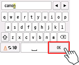 Zaslon za vnos imena enote
