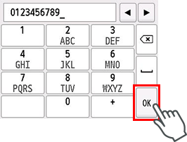 Zaslon za vnos telefonske enote