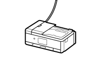 figura: Linha telefônica dedicada à manipulação de fax (Modo somente Fax)