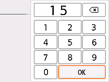 Saat ayarları ekranı