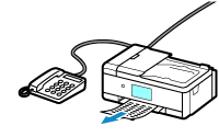 Imagen: Recibir todas las llamadas como faxes después de que el teléfono suene durante un periodo de tiempo especificado