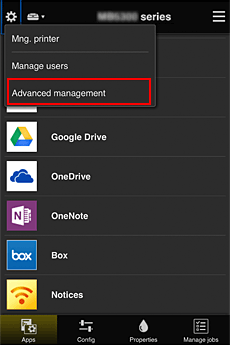 canon inkjet cloud printing center