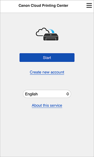 canon inkjet cloud printing center